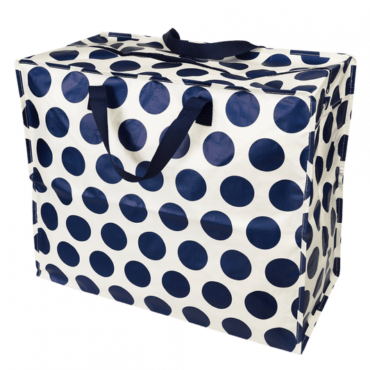 Extra Large Storage Bag - Blue Spots image 0