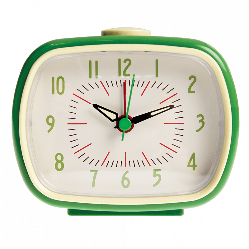 Retro Alarm Clock - Green image 0