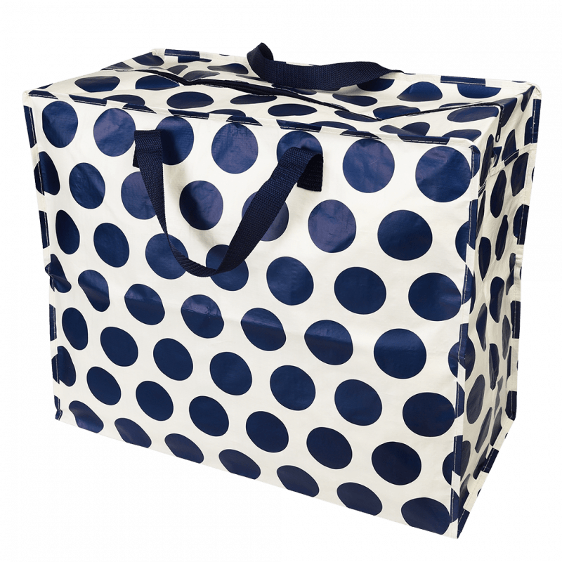Extra Large Storage Bag - Blue Spots image 0