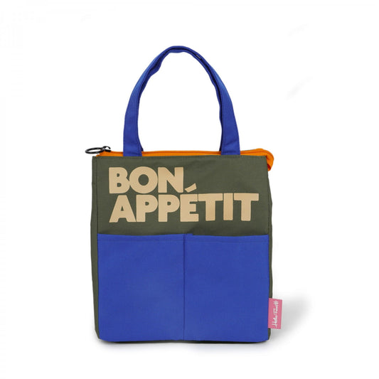 'Bon Appetit' Lunchbox Blue & Green image 0