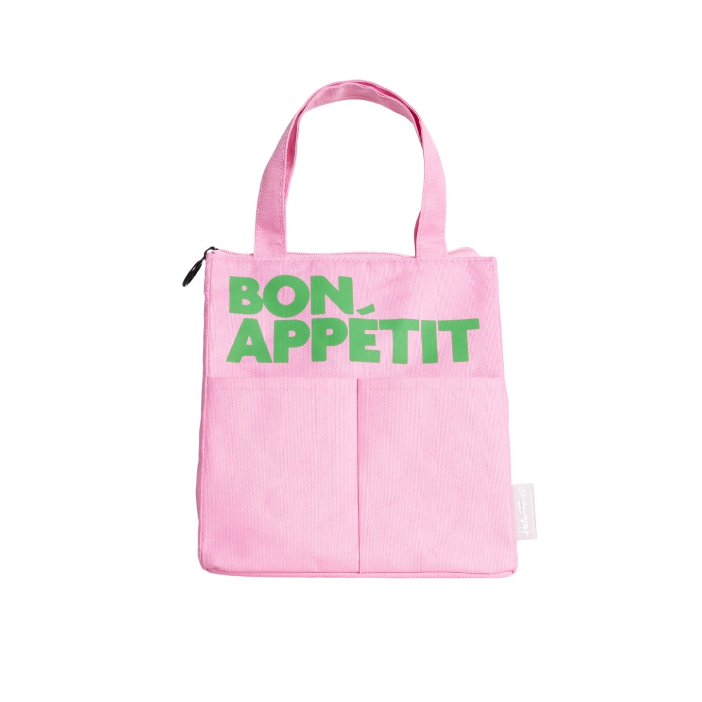 'Bon Appetit' Lunchbag - Pink & Green