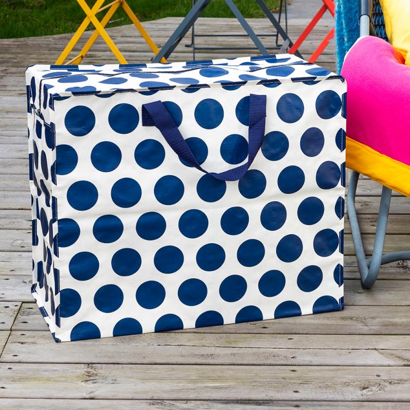 Extra Large Storage Bag - Blue Spots image 2